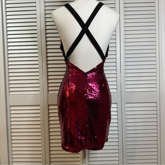 Pink Sequin Dress - Picture 2 of 3